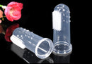 Escova de silicone ferramenta pasta de dente cães macio pet dedo escova de dentes higiene dental para cães médios