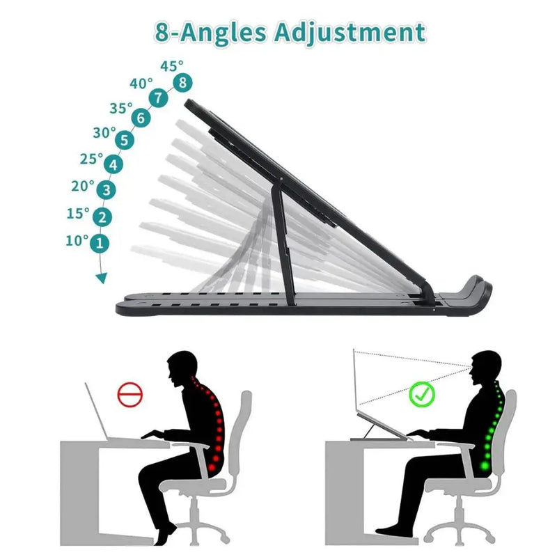 Suporte Apoio De Notebook Laptop Compacto Articulado Home Office