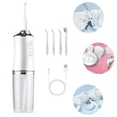 Irrigador Bucal Eletrico Oral Limpeza Profunda Higienizador Bocal A Jato Portatil Recarregável USB