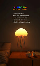Luminária Noturna Jellyfish – Atmosfera Mágica com Estilo e Função