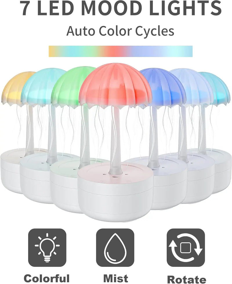 Luminária Noturna Jellyfish – Atmosfera Mágica com Estilo e Função