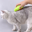 Escova Vapor - Cães e Gatos - Pulverizador elétrico para massagem, ferramenta de limpeza de animais de estimação, 3 em 1