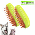 Escova Vapor - Cães e Gatos - Pulverizador elétrico para massagem, ferramenta de limpeza de animais de estimação, 3 em 1