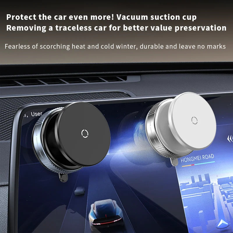 Suporte Magnético 360 para Celular - Carro, Adsorção de vácuo - Super forte - iPhone 12-16