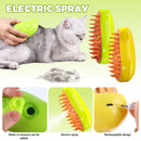 Escova Vapor - Cães e Gatos - Pulverizador elétrico para massagem, ferramenta de limpeza de animais de estimação, 3 em 1