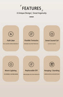 Luminária Noturna Jellyfish – Atmosfera Mágica com Estilo e Função